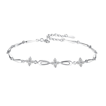 Genuine 925 silver bracelet with a delicate design