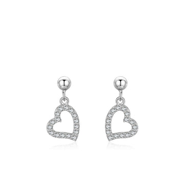 925 sterling silver earrings with zircons