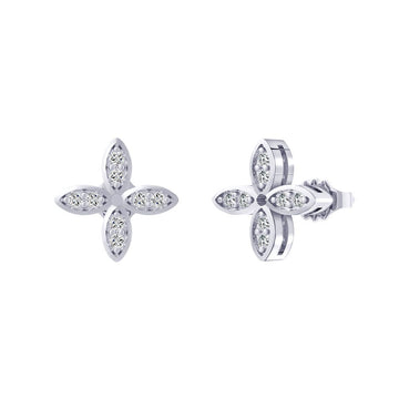 925 sterling silver earrings with zircons