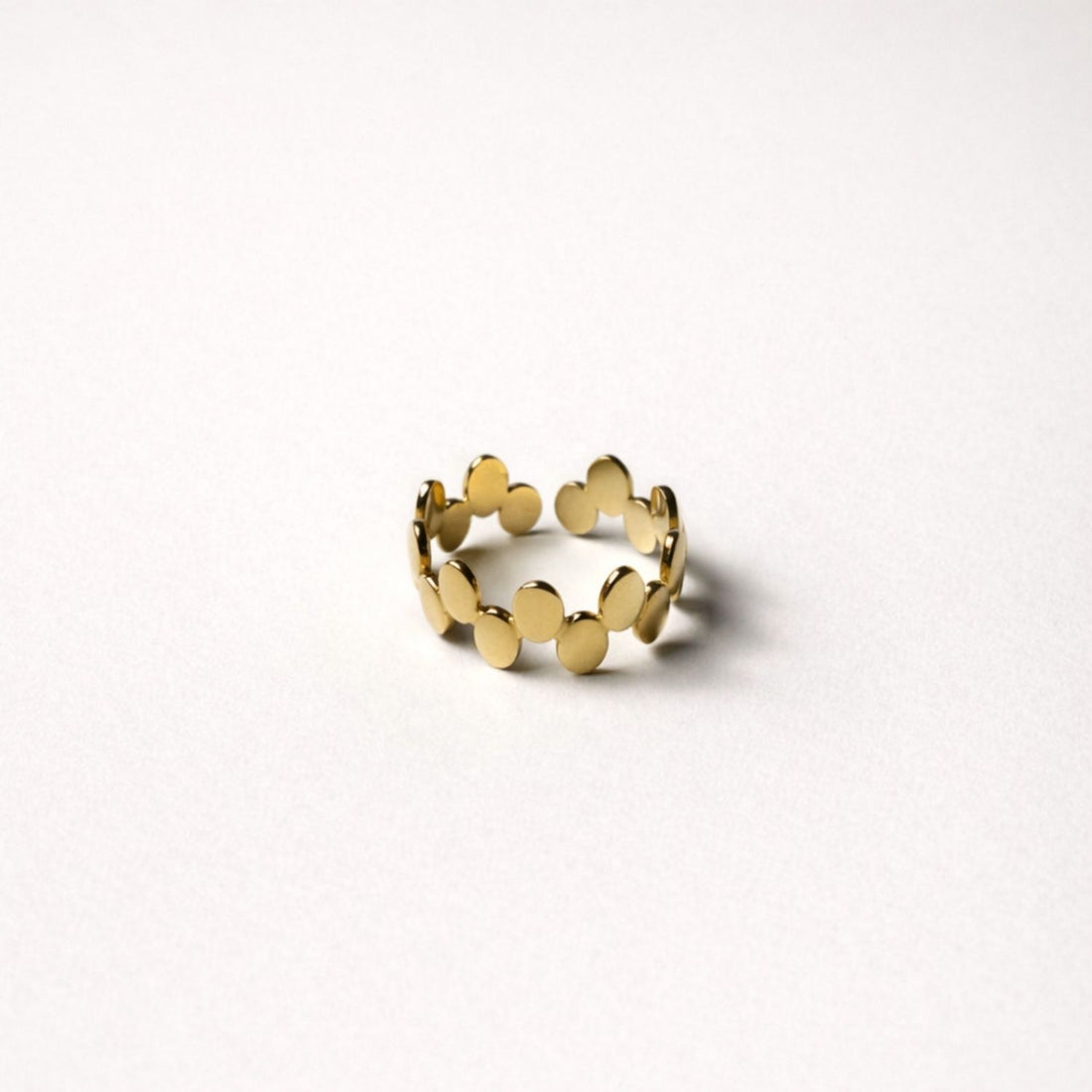 סט טבעות זהב – סטיינלס סטיל בציפוי 18 קראט (2 טבעות)