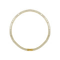 Luxury zircon tennis choker necklace