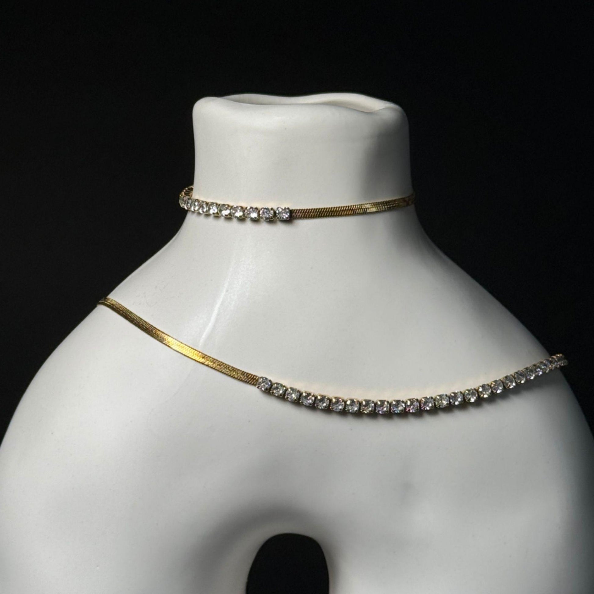 gold plated jewelry set necklace bracelet women