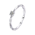 organic silver ring with stone sterling silver minimal jewelry