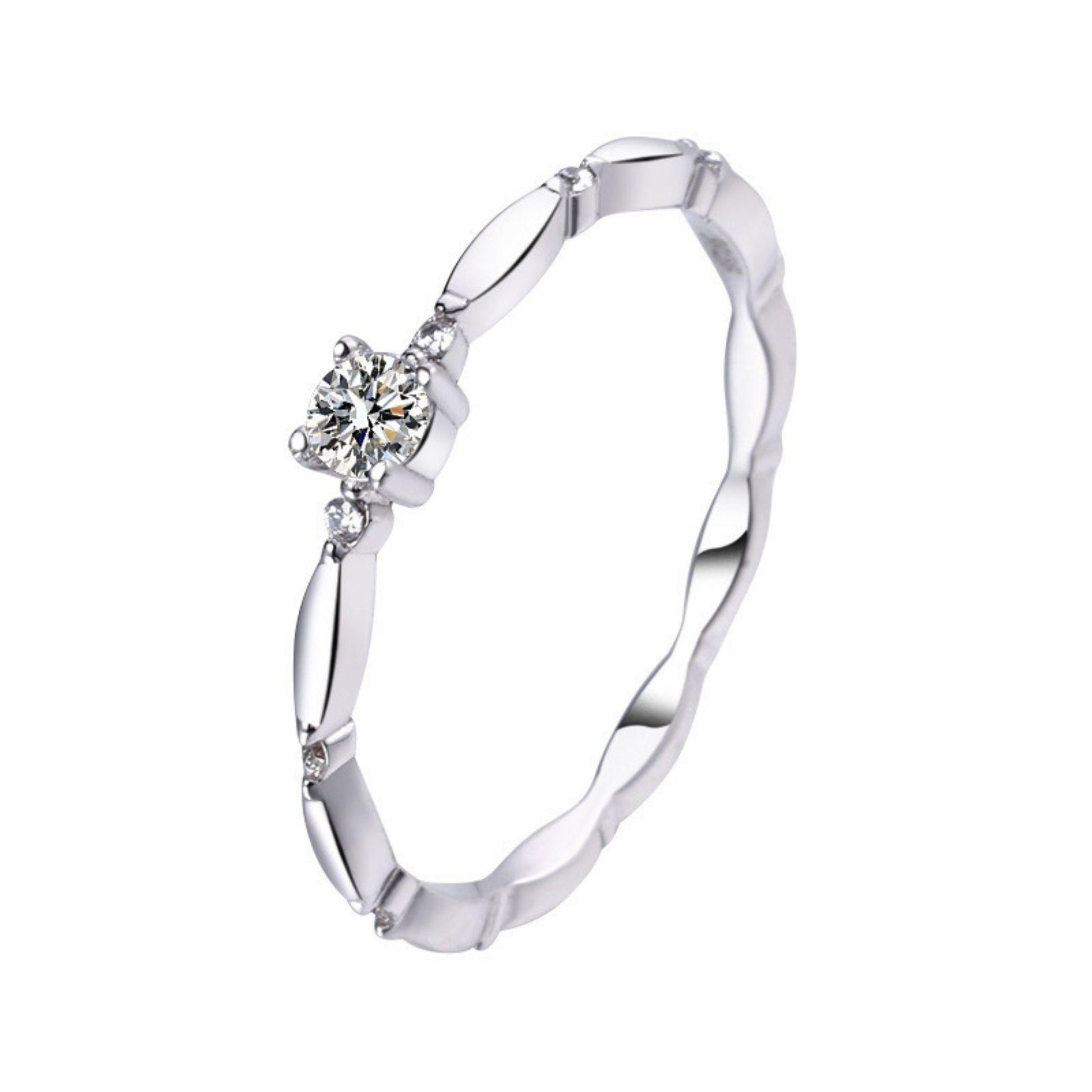 organic silver ring with stone sterling silver minimal jewelry