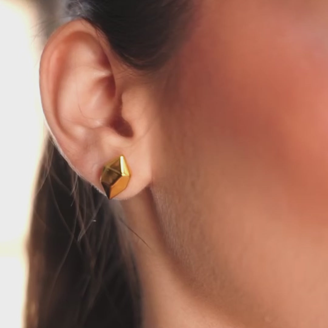 onyx geometric earrings video