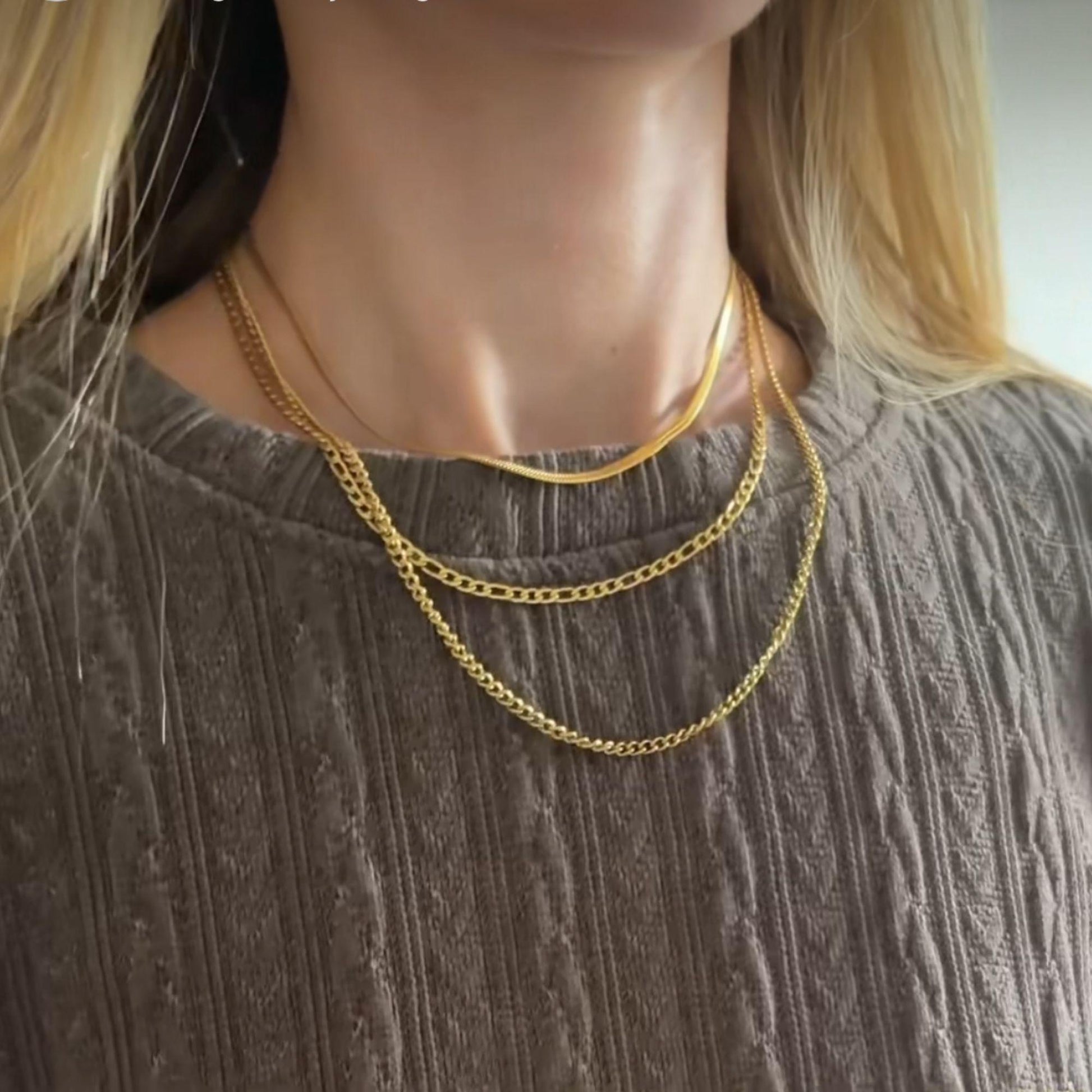luxury gold layered jewelry
